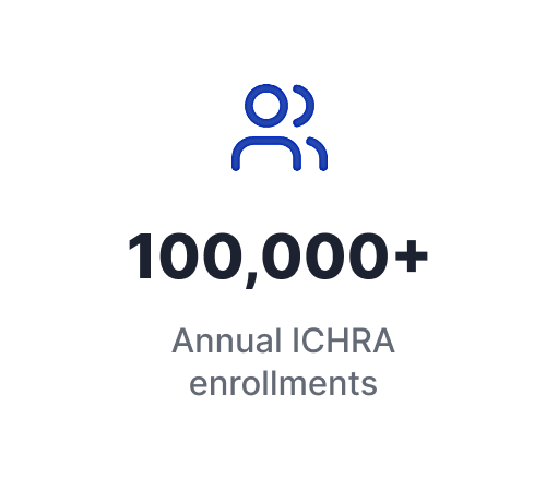 100K+ Annual ICHRA enrollments